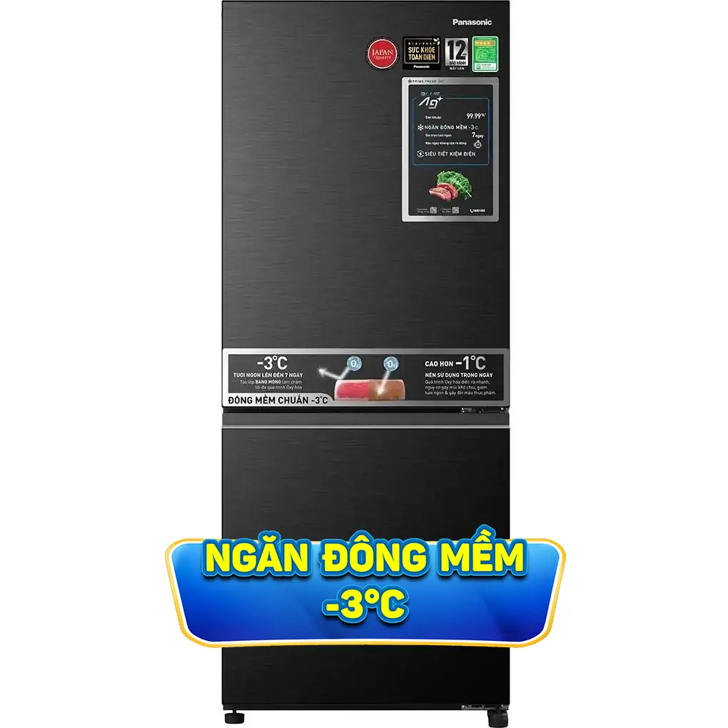 Tủ Lạnh Panasonic Inverter 255 Lít NR-SV281BPKV