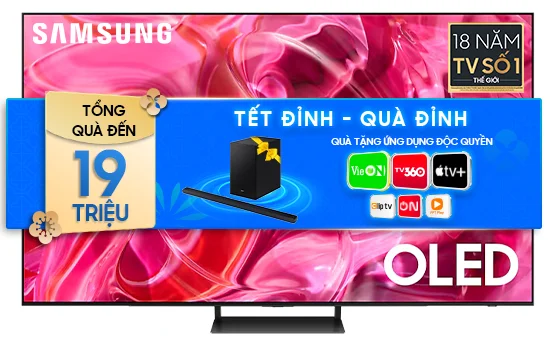 Smart Tivi Samsung OLED 4K 77 inch QA77S90C