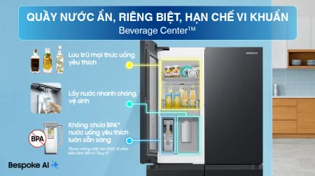 Tủ Lạnh Samsung Inverter 648 Lít RF59C766FB1/SV