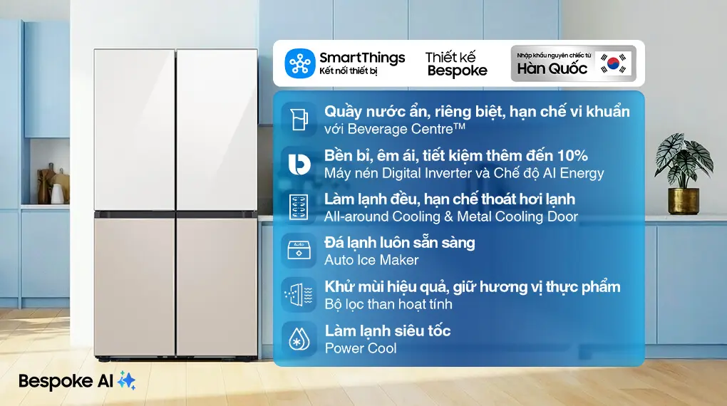 Tủ Lạnh Samsung Inverter 648 Lít RF59CB66F8S/SV