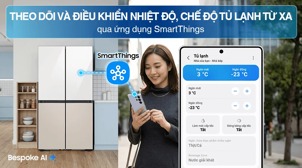Tủ Lạnh Samsung Inverter 648 Lít RF59CB66F8S/SV