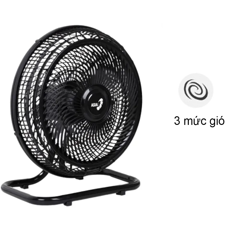 Quạt Sàn Asiavina Turbo One VY616990 - 55W - Đen