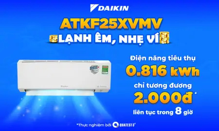 Máy Lạnh Daikin Inverter 1 Hp ATKF25XVMV/ARKF25XVMV 15