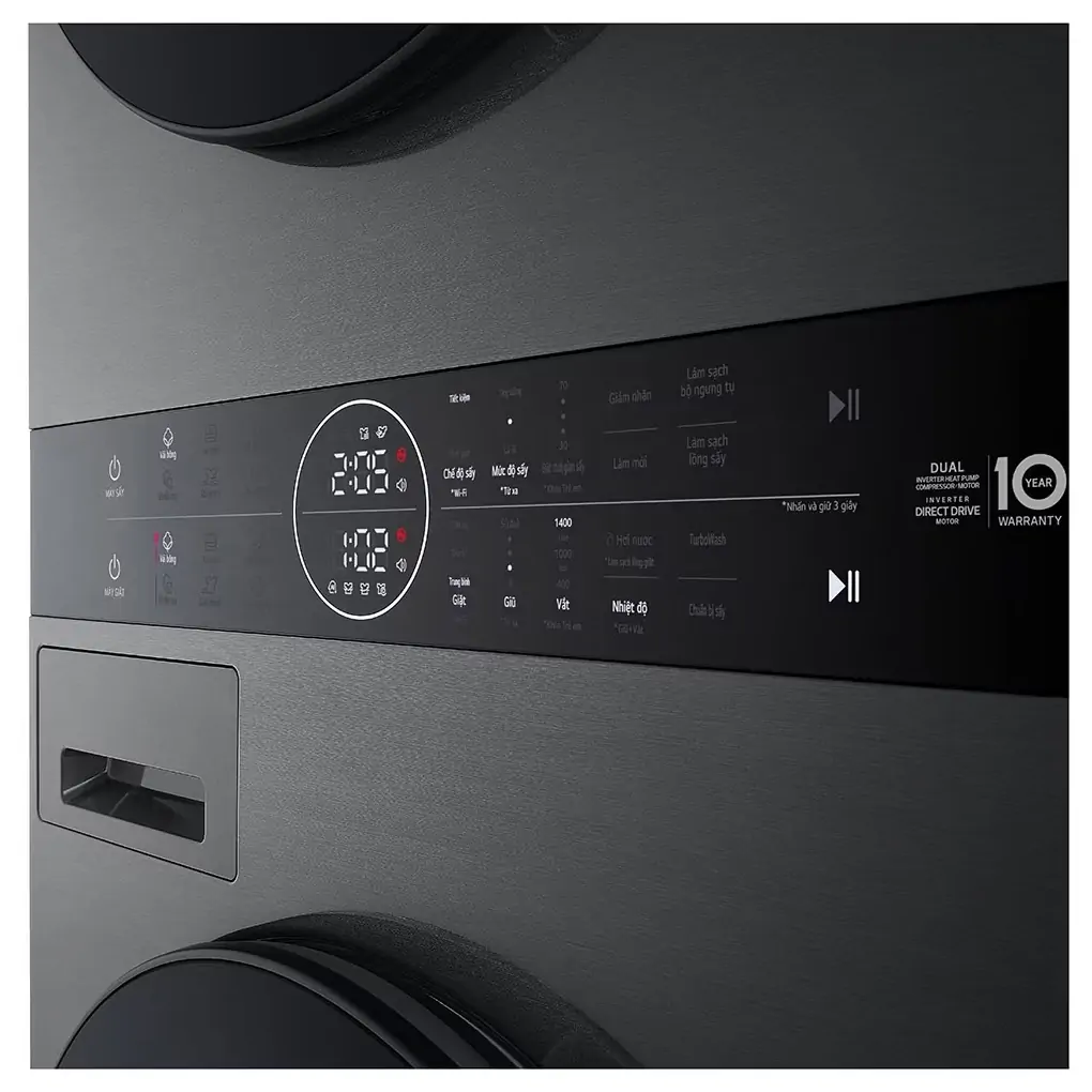Máy Giặt Sấy LG Inverter WashTower 14/10 Kg WT1410NHB 8