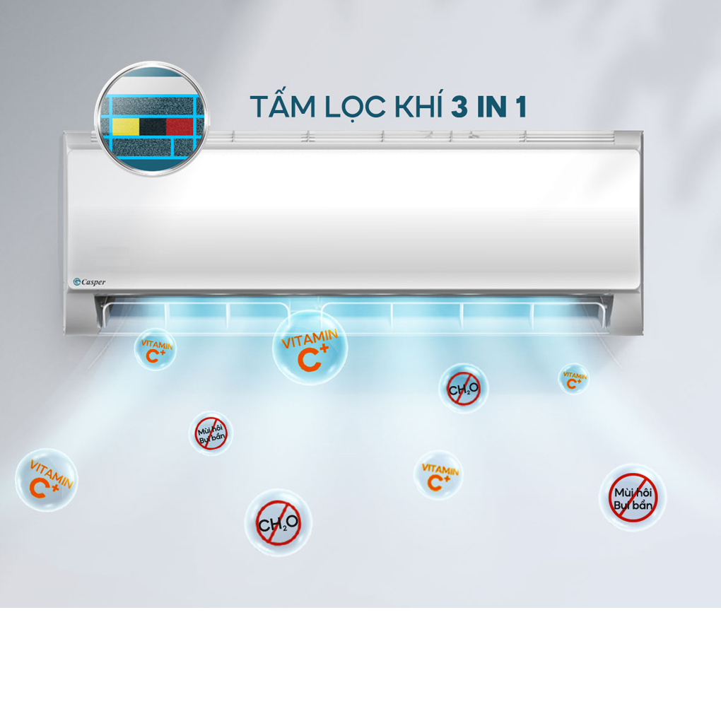 Máy Lạnh Casper Inverter 2.5 HP GC-24IS35 2