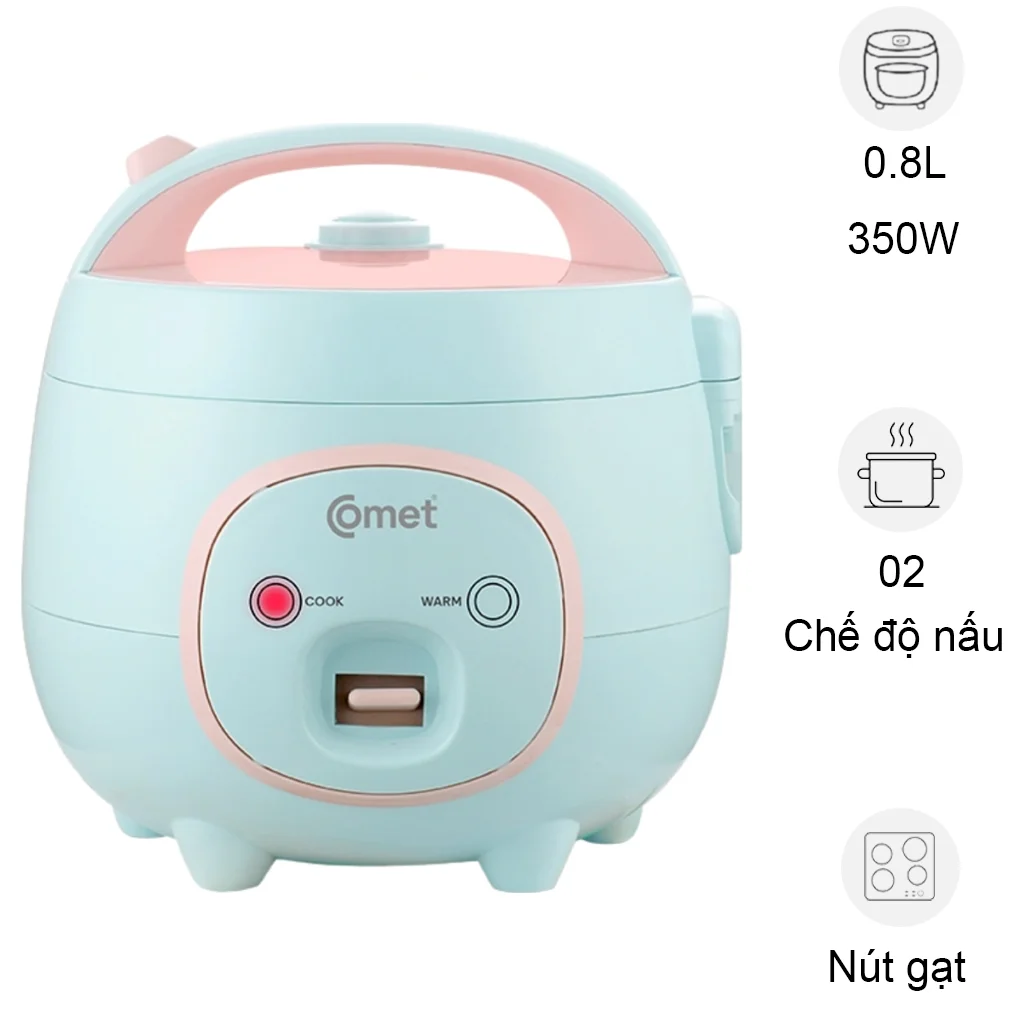 Nồi Cơm Điện Comet CM8006 0.8 Lít