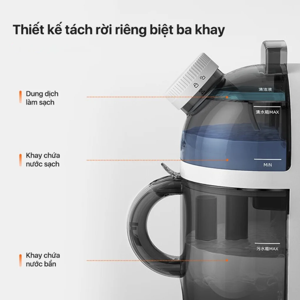 Máy Giặt Sofa, Nệm, Thảm Cầm Tay Uwant B200 15