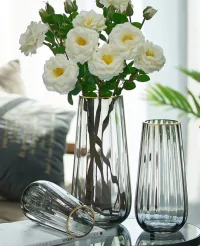 Bình Hoa Thủy Tinh ECOFJ10 Xám