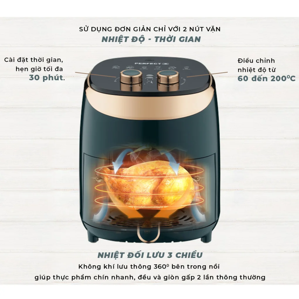 Nồi Chiên Không Dầu Perfect PF-G03 4