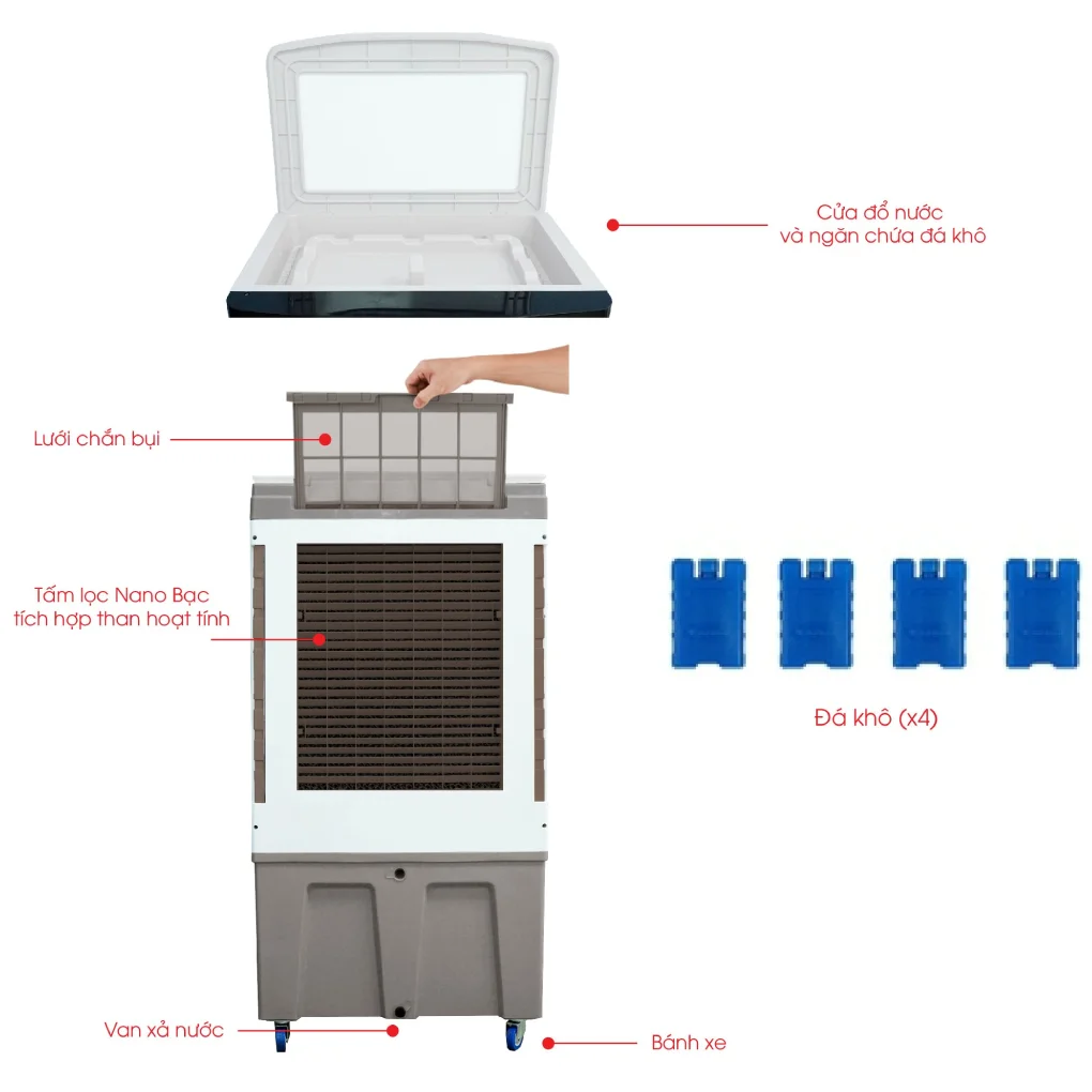 Quạt Điều Hòa Rapido Everest 9000M 1