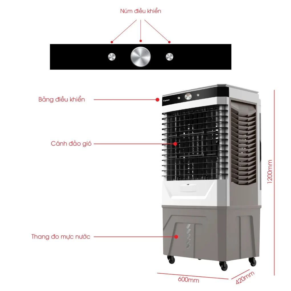 Quạt Điều Hòa Rapido Everest 9000M 5
