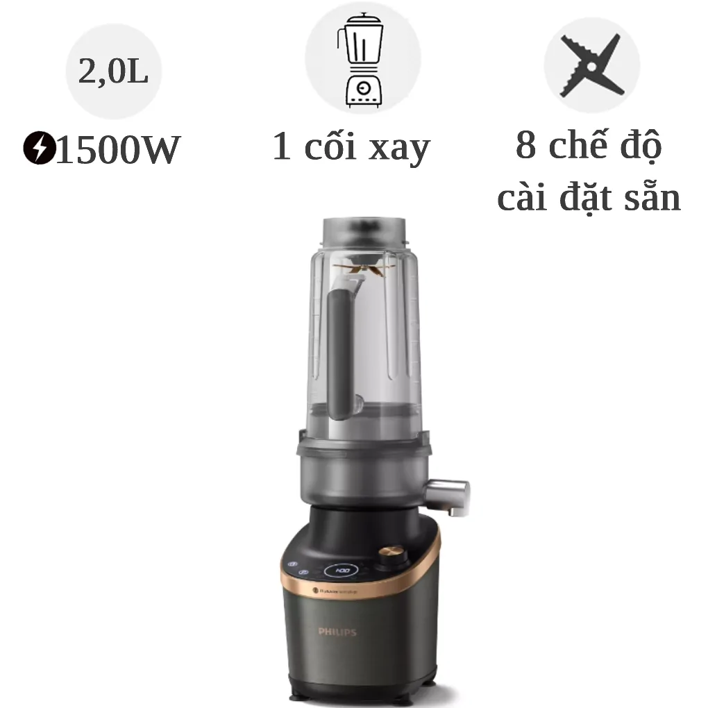 Máy Xay Sinh Tố, Ép Trái Cây Philips HR3770/00