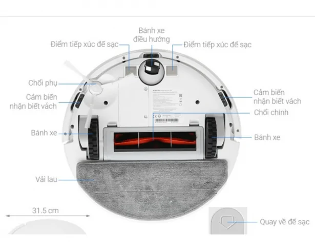 Máy Hút Bụi Xiaomi Robot Vacuum E10 EU (BHR6783EU)