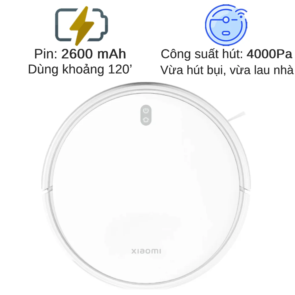 Robot Hút Bụi Lau Nhà Xiaomi Vacuum E10 (BHR6783EU) 0