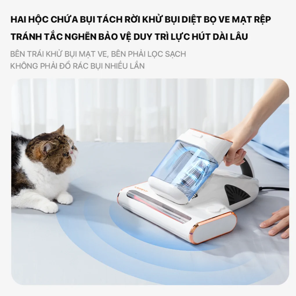 Máy Hút Bụi Đệm Giường Uwant M300 Màu Trắng 14