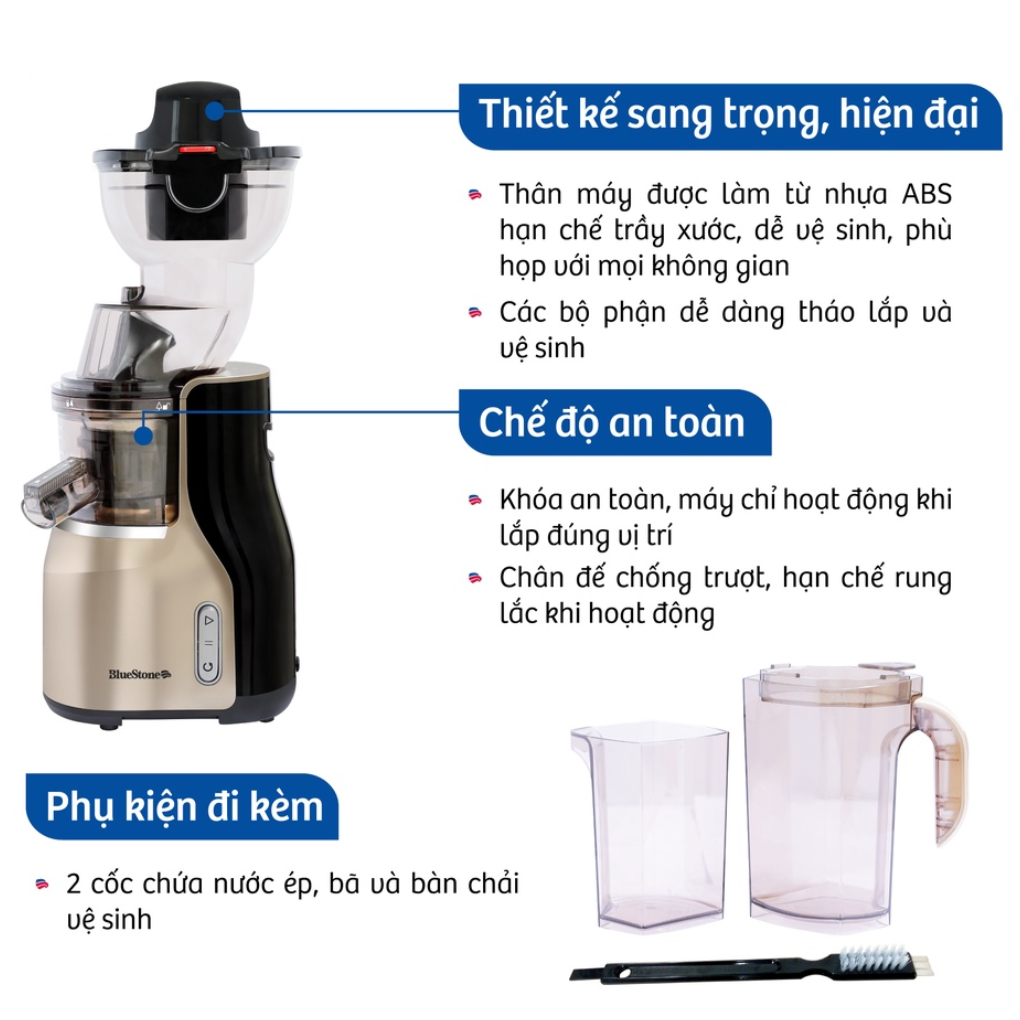 Máy Ép Chậm Bluestone SJB-6568 4