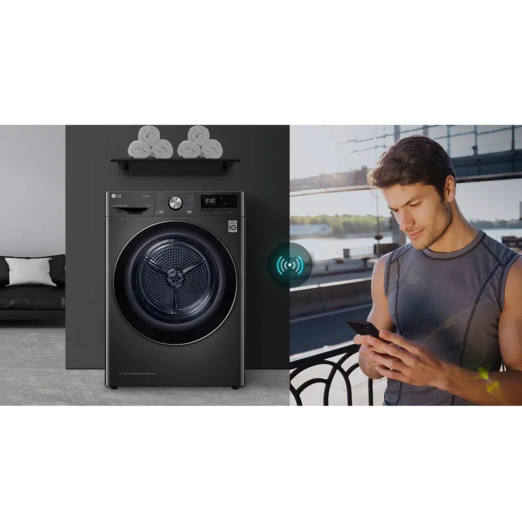 Máy Sấy Bơm Nhiệt LG Inverter 10.5 Kg DVHP50B 10