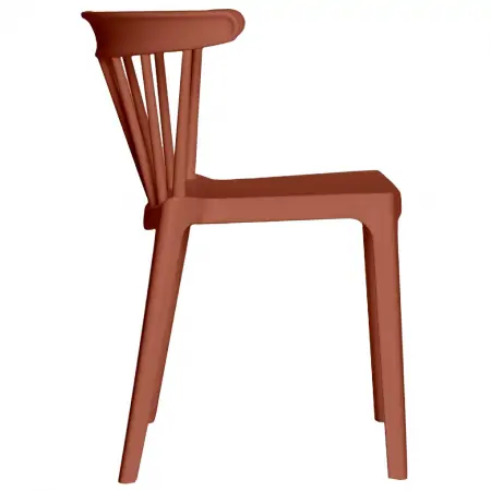 Ghế Nhựa 1728 Đỏ 1