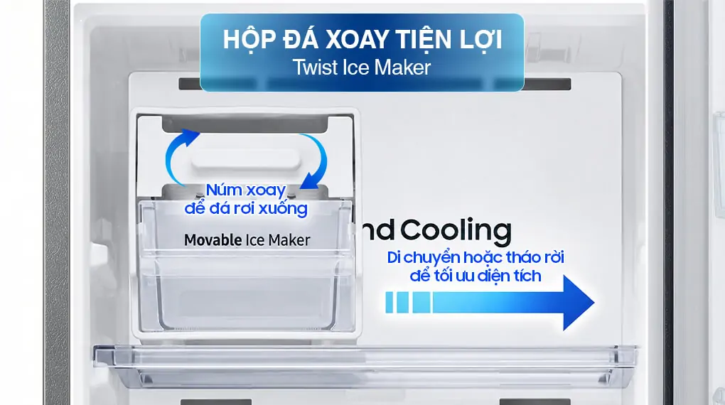 Tủ Lạnh Samsung Inverter 345 Lít RT35CG5544B1SV