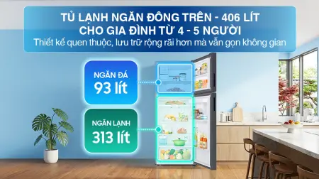 Tủ Lạnh Samsung Inverter 406 Lít RT42CG6584B1SV
