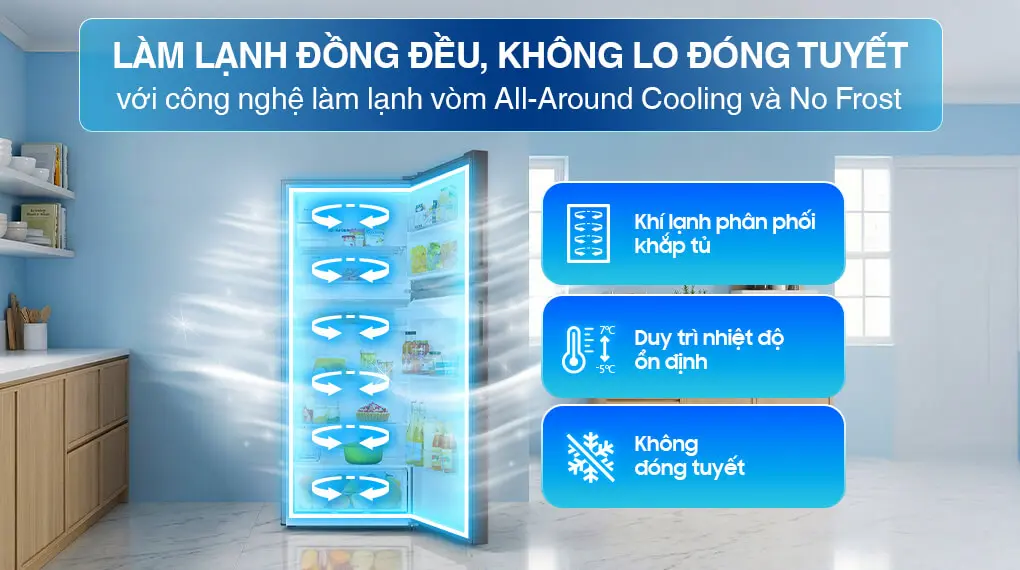 Tủ Lạnh Samsung Inverter 406 Lít RT42CG6584B1SV
