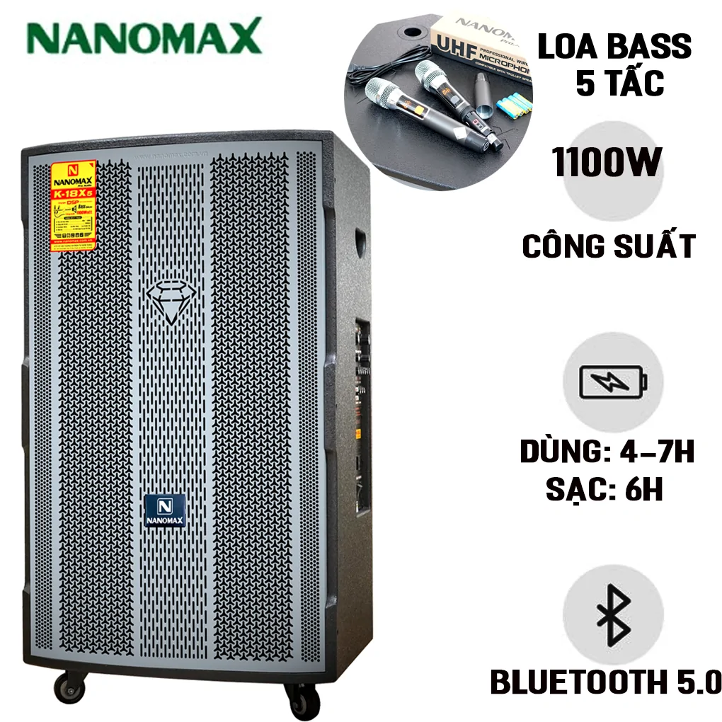 Loa Kéo Nanomax K-18X5