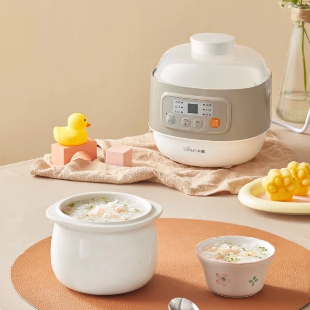 Nồi Nấu Chậm Đa Năng Bear DDZ-A08T8 (Nâu) - Hàng Quốc Tế - Bản Tiếng Anh 11