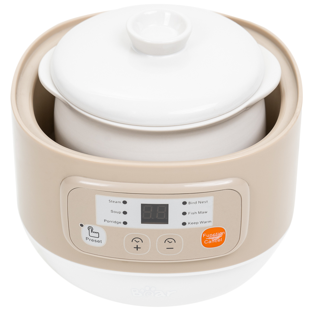 Nồi Nấu Chậm Đa Năng Bear DDZ-A08T8 (Nâu) - Hàng Quốc Tế - Bản Tiếng Anh 2
