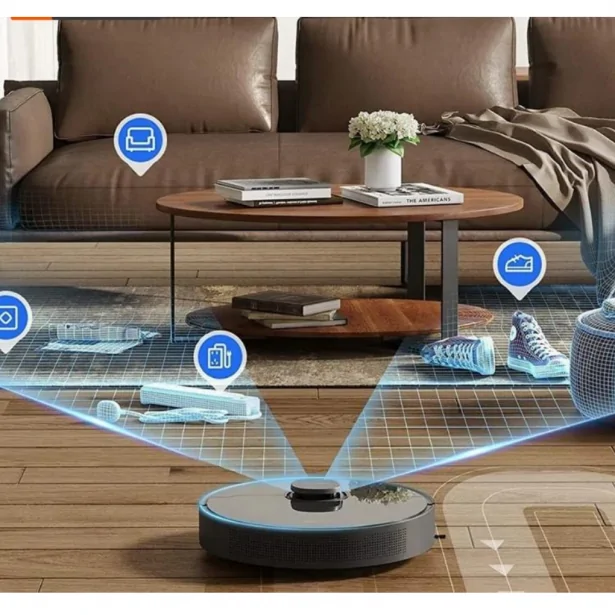 Robot Hút Bụi Lau Nhà Thông Minh, Động Cơ Gắn Liền Dreame D10S Plus