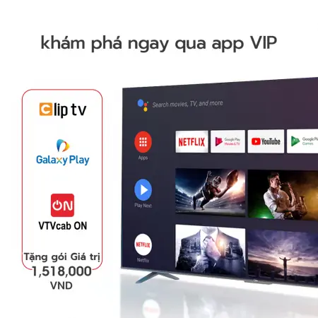 Google Tivi TCL 4K 43 Inch 43T66 3