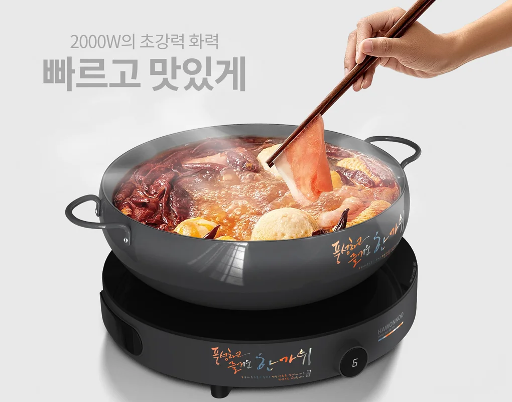 Bếp Điện Từ Đơn Hawonkoo CEH-101-I-GR 12