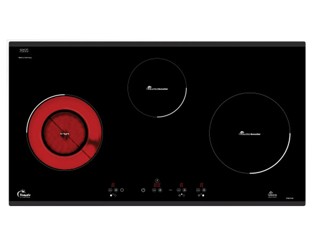 Bếp Hỗn Hợp Điện Từ 03 Vùng Nấu Tomate TOM 03IR