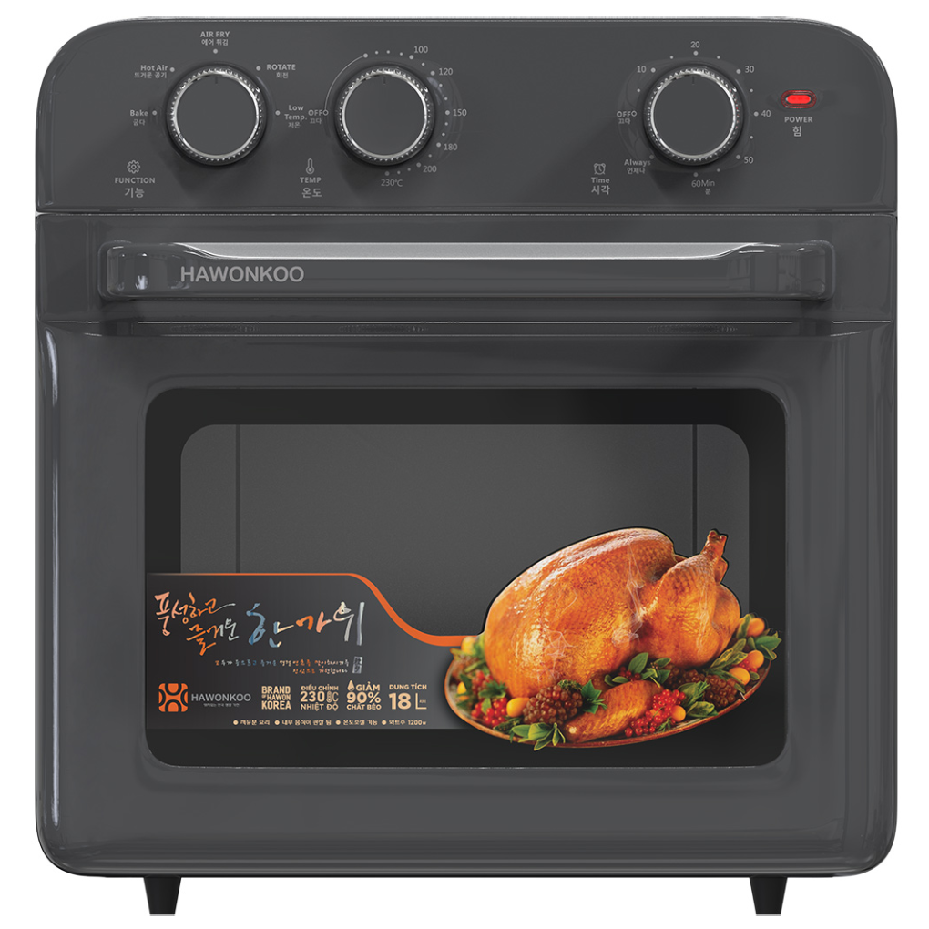 Nồi Chiên Không Dầu Hawonkoo AFH-180-GR 3