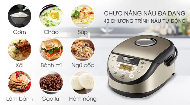 Nồi Cơm Điện Cao Tần Hitachi RZ-JHE18Y-N