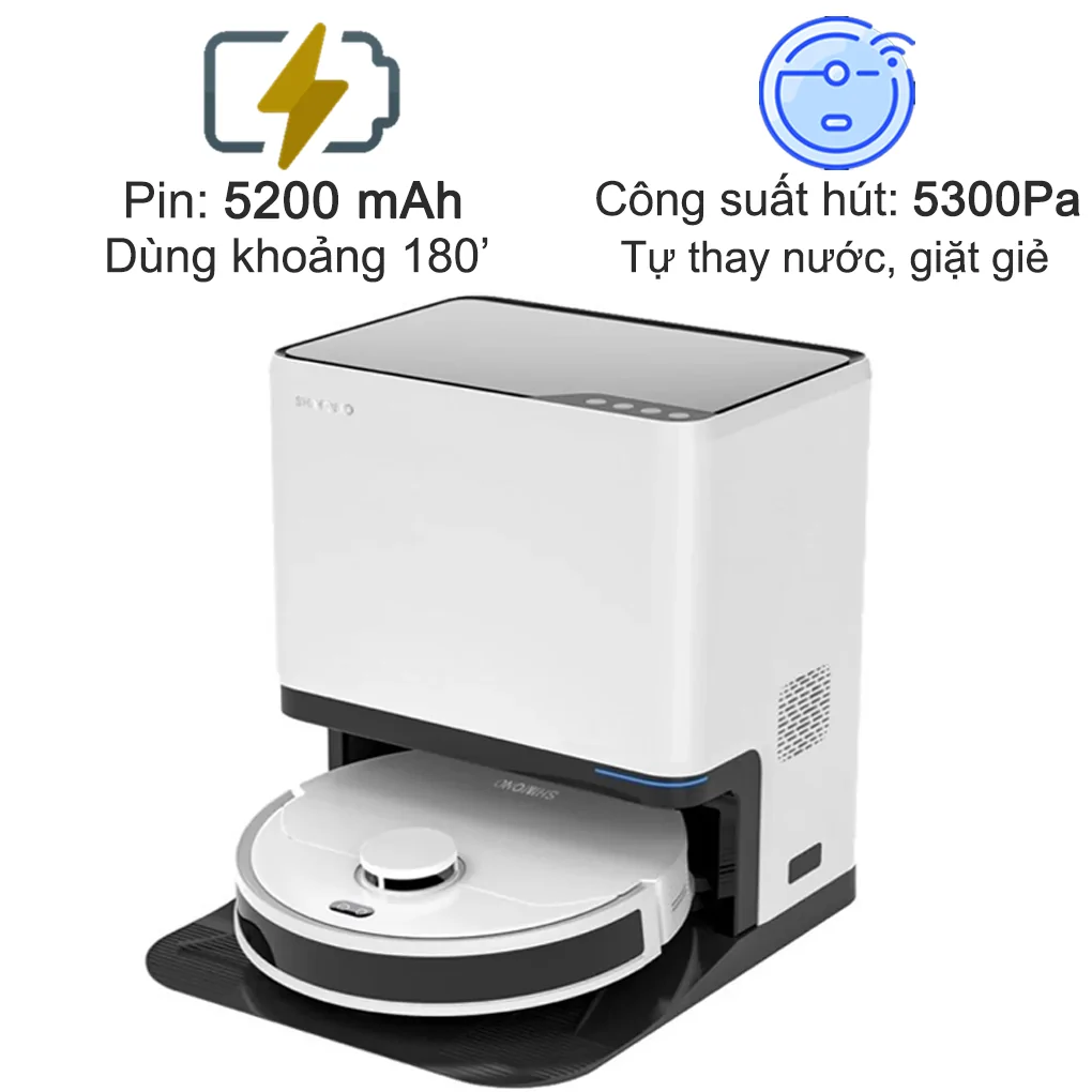 Robot Hút Bụi Lau Nhà Shimono LS68W