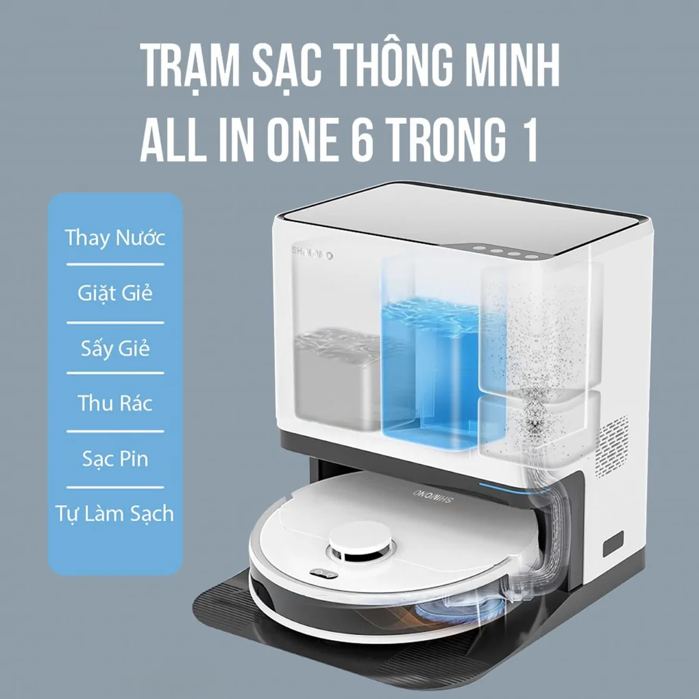 Robot Hút Bụi Lau Nhà Shimono LS68W 5