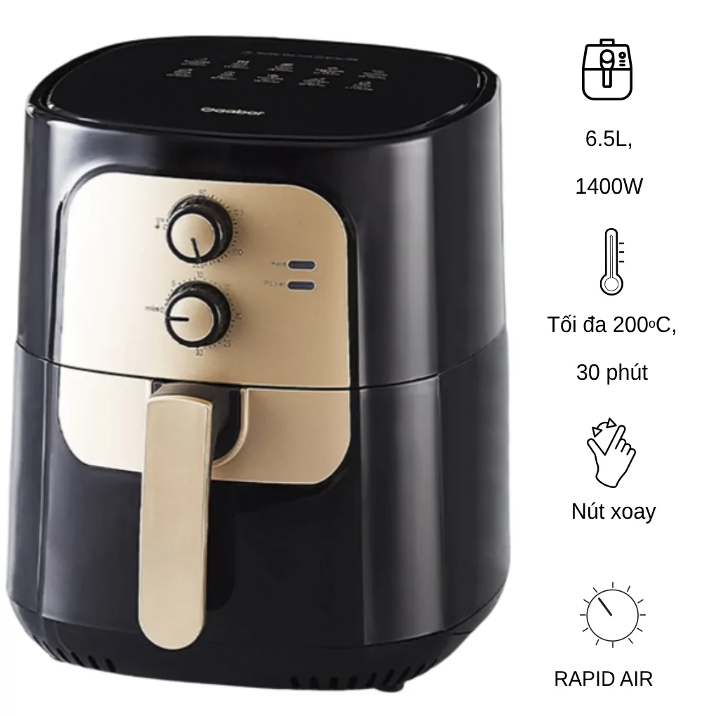 Nồi Chiên Không Dầu AF65M-BK01A 6.5 Lít