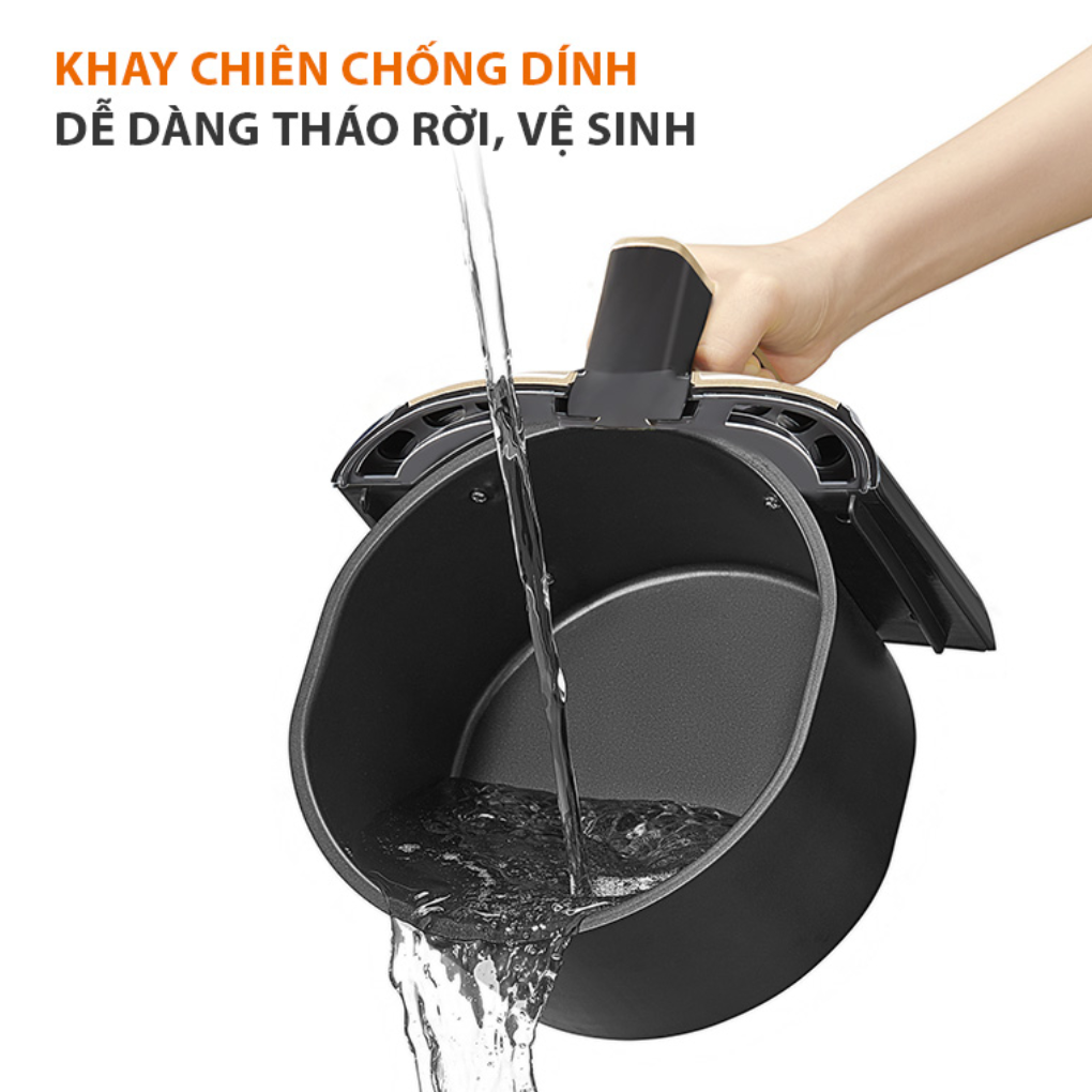 Nồi Chiên Không Dầu Gaabor AF65M-BK01A 6.5 Lít 2