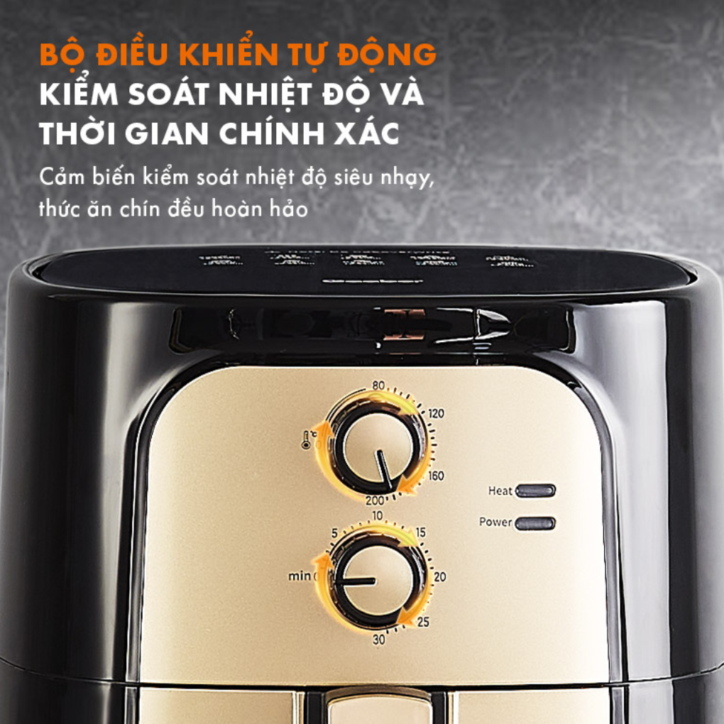 Nồi Chiên Không Dầu Gaabor AF65M-BK01A 6.5 Lít 5