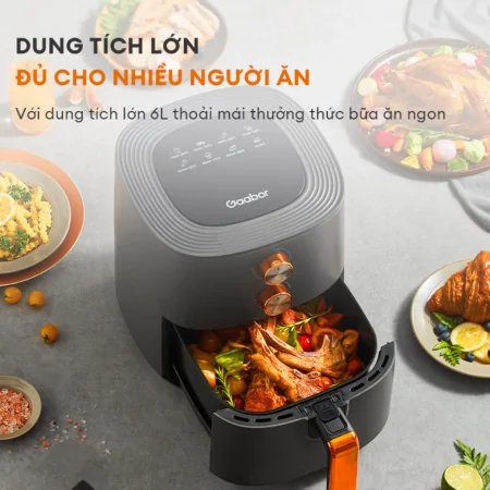 Nồi Chiên Không Dầu Gaabor GA-M6A 6.0 Lít 6
