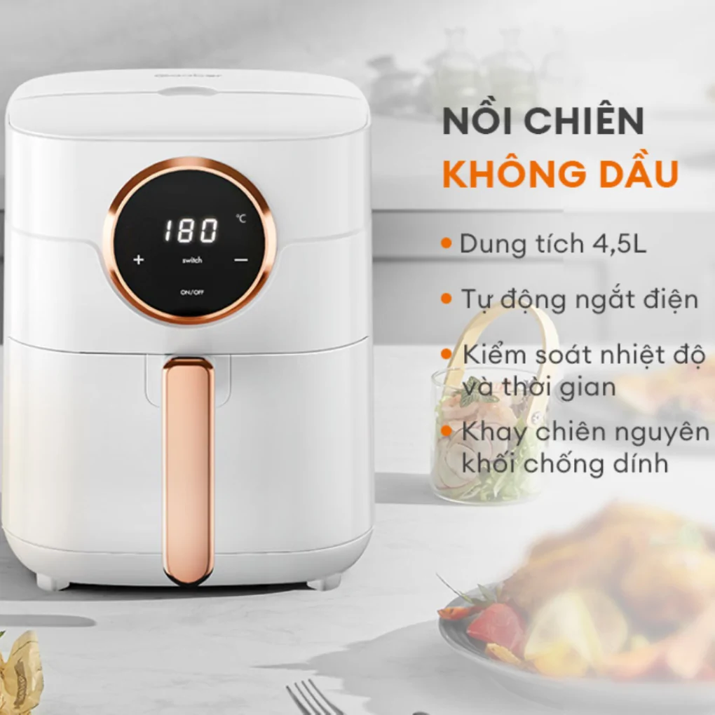 Nồi Chiên Không Dầu Gaabor GA-E45A02 4.5 Lít 1