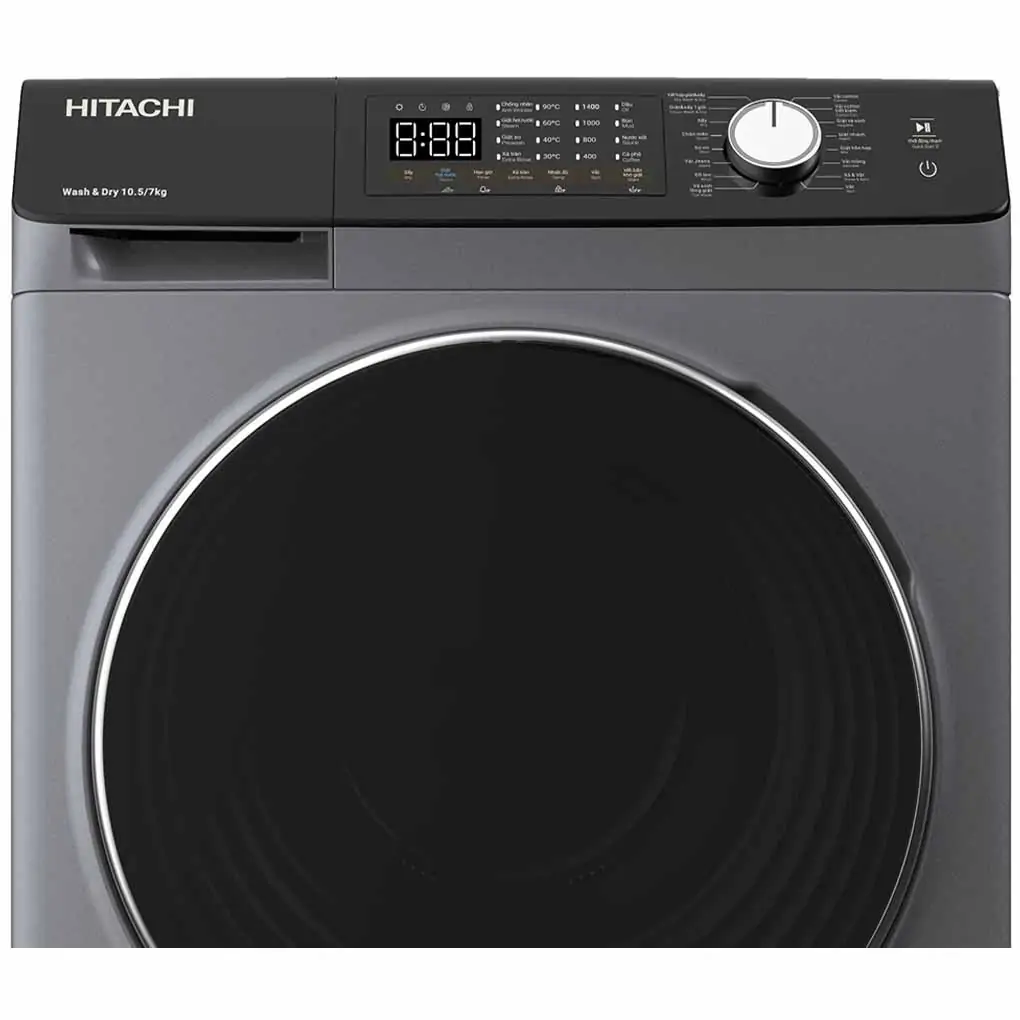 Máy Giặt Sấy Hitachi Inverter 10.5/7 Kg BD-D1054HVOS 2