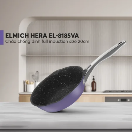 Chảo Chống Dính Full Induction Elmich EL-8185VA Size 20cm 5
