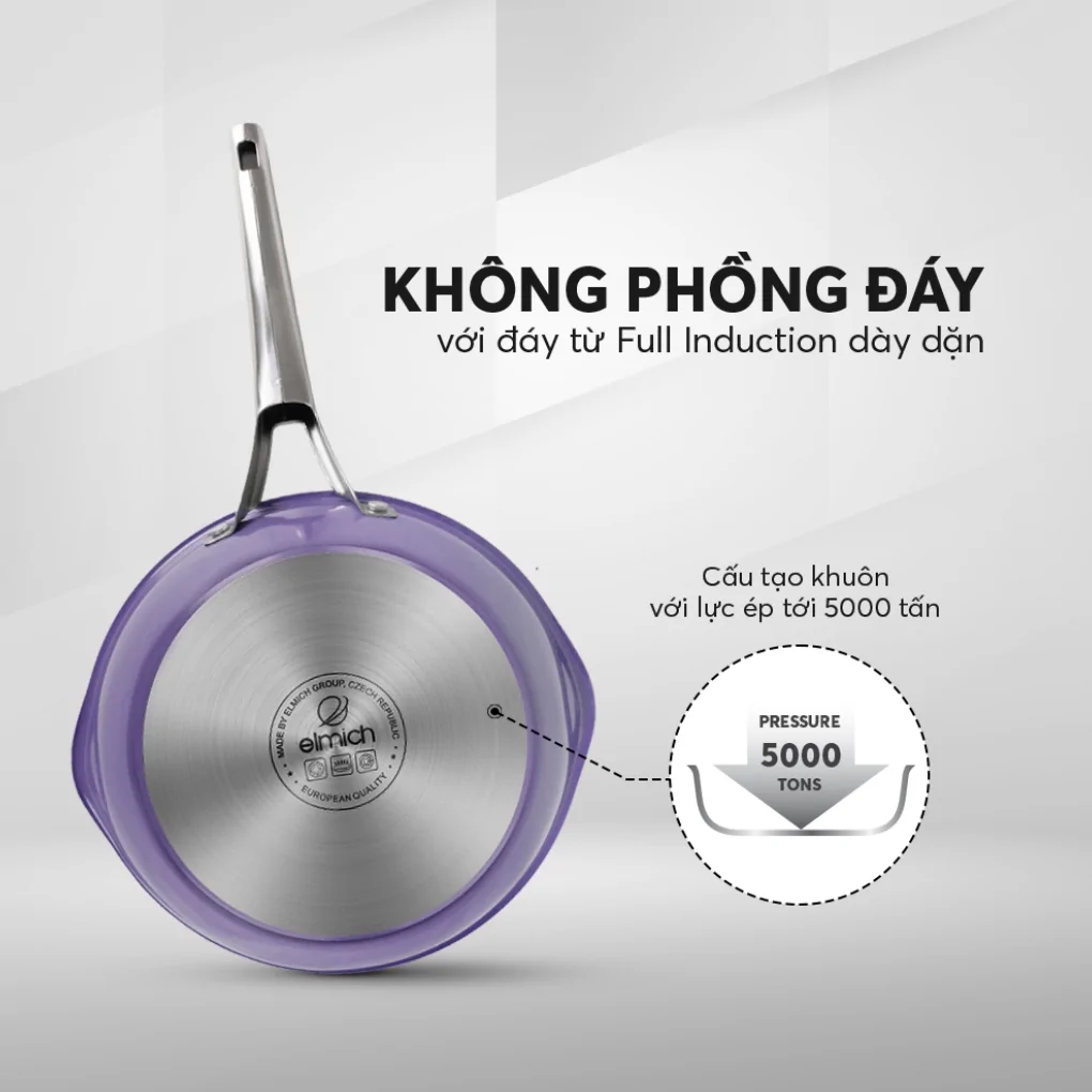 Chảo Chống Dính Full Induction Elmich EL-8188VA Size 28cm 7