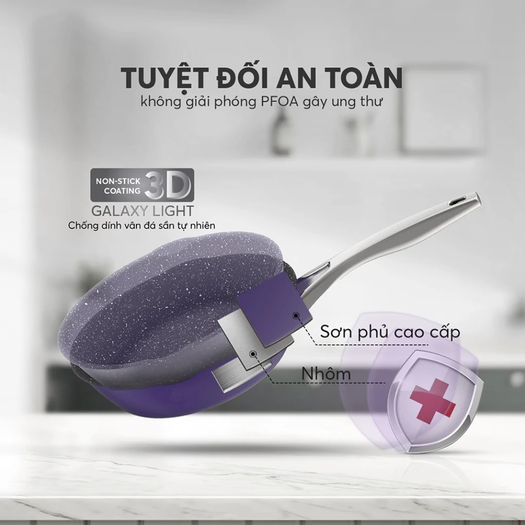 Chảo Chống Dính Full Induction Elmich EL-8188VA Size 28cm 5