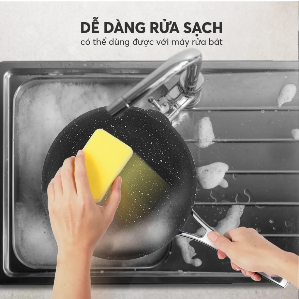 Chảo Chống Dính Full Induction Elmich EL-8188VA Size 28cm 8