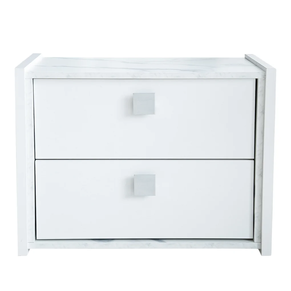 Tủ Đầu Giường Laura NS7035 Trắng