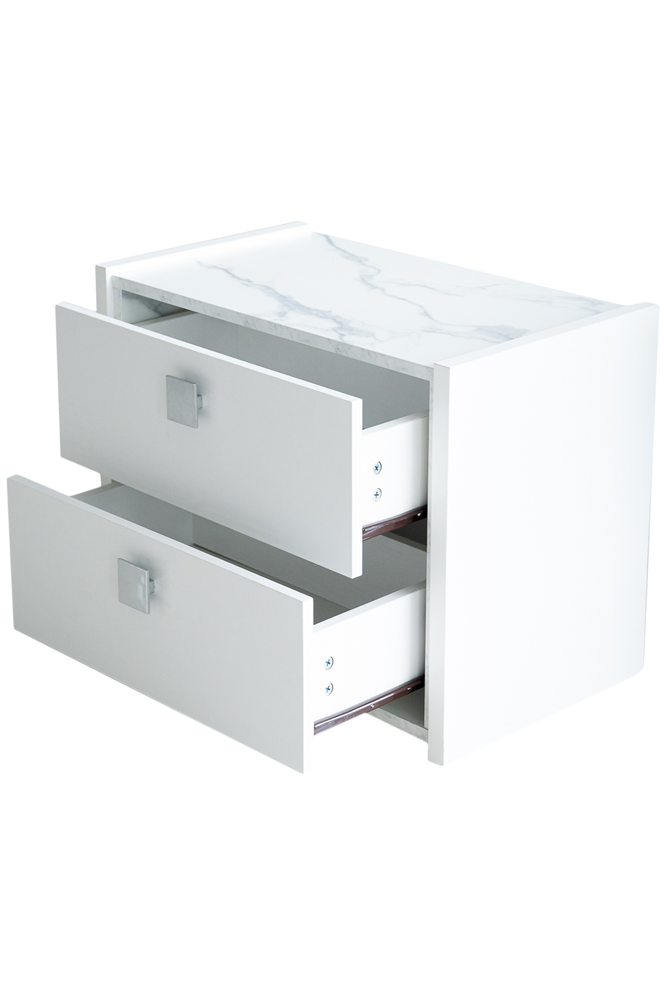 Tủ Đầu Giường Laura NS7035 Trắng 2