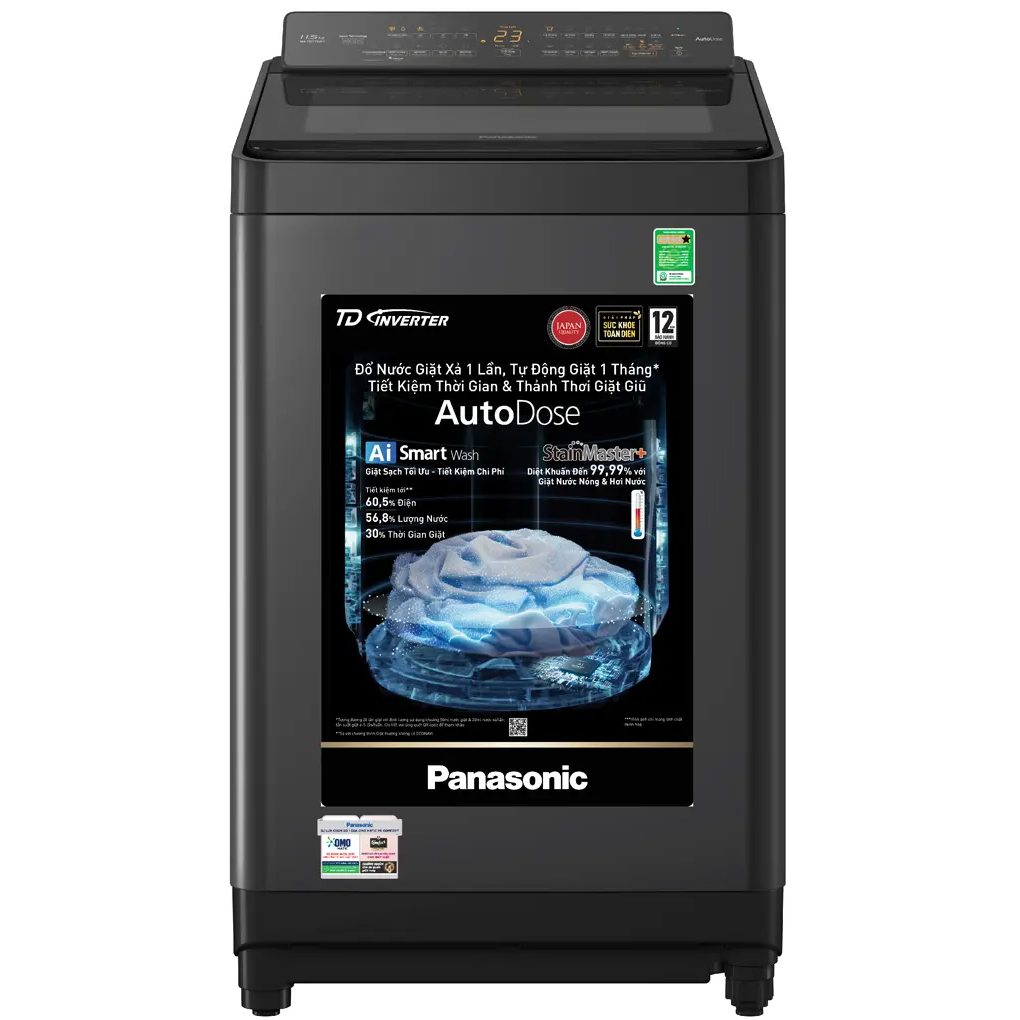 Máy Giặt Panasonic Inverter 11.5 Kg NA-FD115W3BV 0
