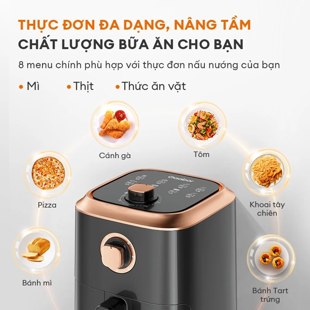 Nồi Chiên Không Dầu Gaabor GA-M45A02 2